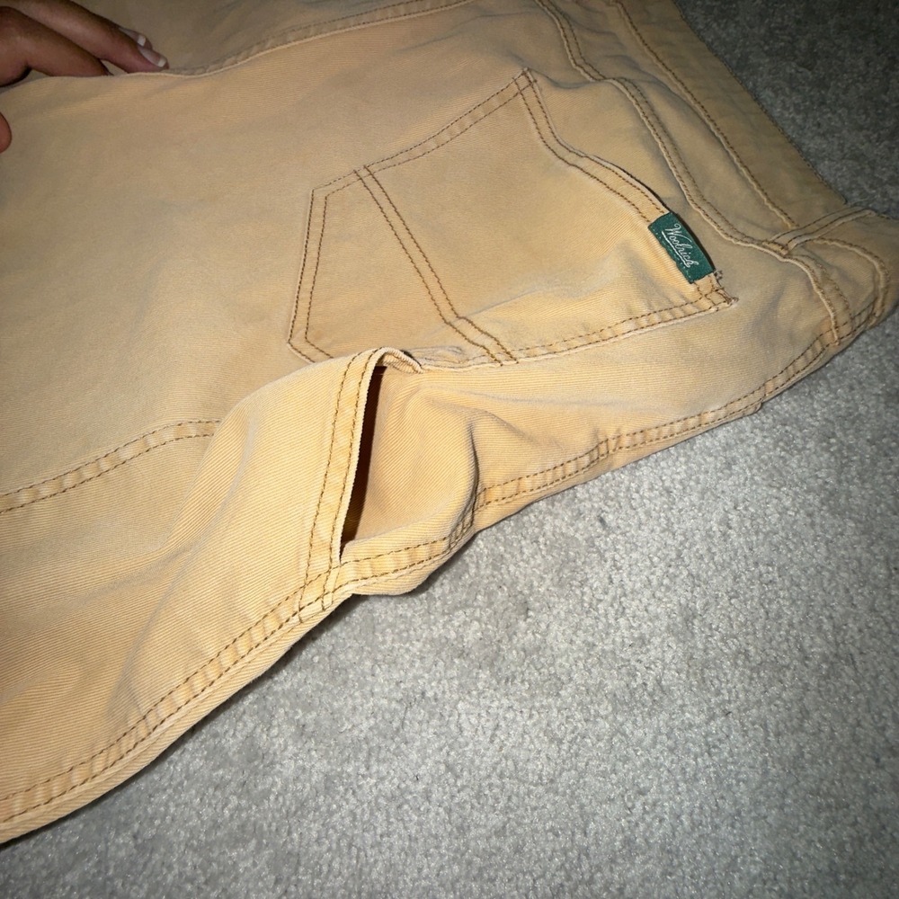 Woolrich Pants Mens 40x30 Tan Good Straight Leg Twill Workwear Outdoor Gorpcore - Picture 13 of 13